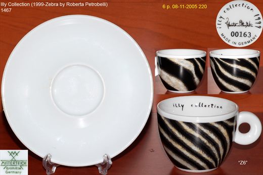 Illy Collection (1999-Zebra by Roberta Petrobelli) (Mitterteich)