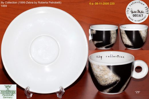 Illy Collection (1999-Zebra by Roberta Petrobelli) (Mitterteich)