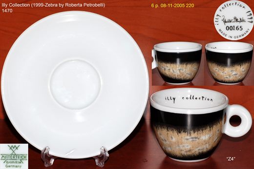 Illy Collection (1999-Zebra by Roberta Petrobelli) (Mitterteich)