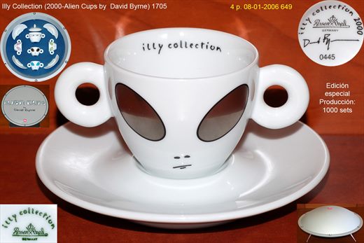Illy Collection (2000-Alien Cups by David Byrne) (Rosenthal)