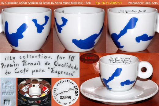 Illy Collection (2000-Artistas do Brasil by Anna Maria Maiolino) IPA