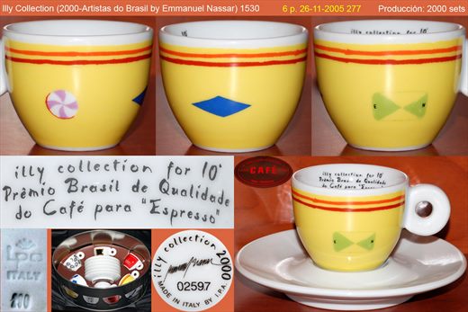 Illy Collection (2000-Artistas do Brasil by Emmanuel Nassar) IPA