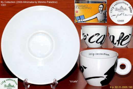 Illy Collection (2000-Minimalia by Mimmo Paladino) (Rosenthal)