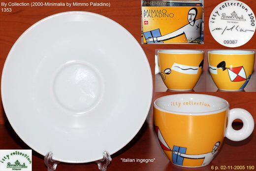 Illy Collection (2000-Minimalia by Mimmo Paladino) (Rosenthal)