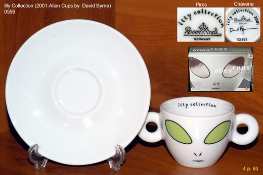 Illy Collection (2001-Alien Cups by David Byrne) (Rosenthal)