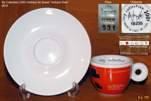 Illy Collection (2001-Artistas do Brasil by Antonio Dias) (IPA)