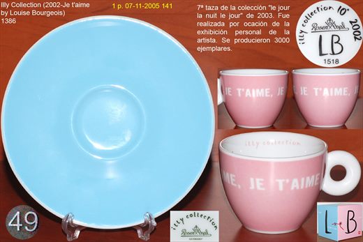 Illy Collection (2002-Je taime by Louise Bourgeois) (Rosenthal)