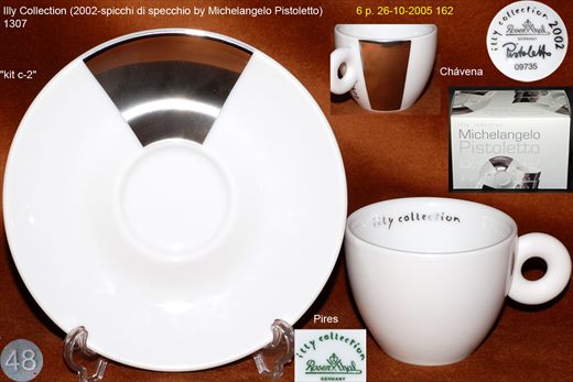 Illy Collection (2002-spicchi di specchio by Michelangelo Pistoletto) (Rosenthal)