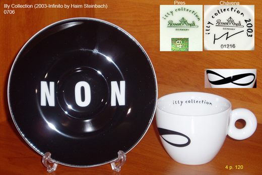 Illy Collection (2003-Infinito(2) by Haim Steinbach) (Rosenthal)