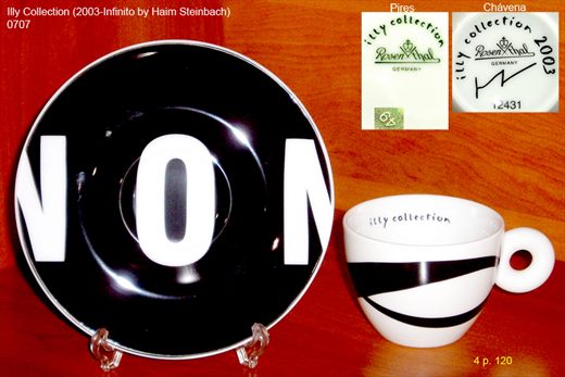 Illy Collection (2003-Infinito(3) by Haim Steinbach) (Rosenthal)