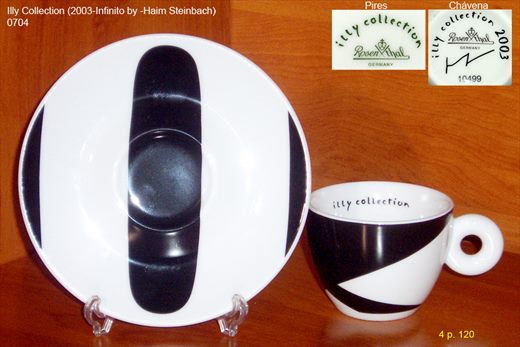 Illy Collection (2003-Infinito(4) by Haim Steinbach) (Rosenthal)