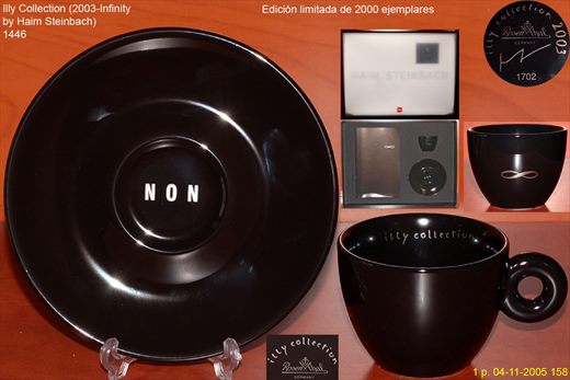 Illy Collection (2003-Infinity by Haim Steinbach) (Rosenthal)