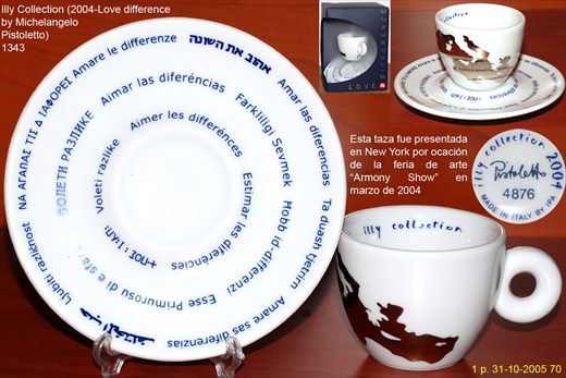 Illy Collection (2004-Love difference by Michelangelo Pistoletto) (IPA)