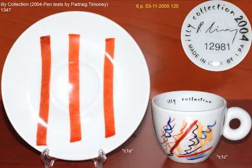 Illy Collection (2004-Pen tests by Padraig Timoney) (IPA)
