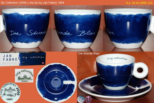 Illy Collection (2006-Lora blu by Jan Fabre) (Rosenthal)