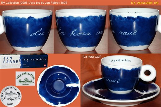 Illy Collection (2006-Lora blu by Jan Fabre) (Rosenthal)