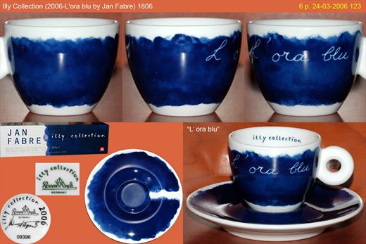 Illy Collection (2006-Lora blu by Jan Fabre) (Rosenthal)