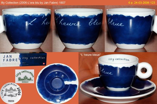 Illy Collection (2006-Lora blu by Jan Fabre) (Rosenthal)