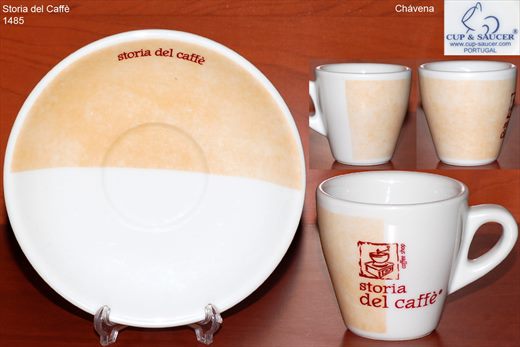 Storia del Caffe (Cup-Saucer)