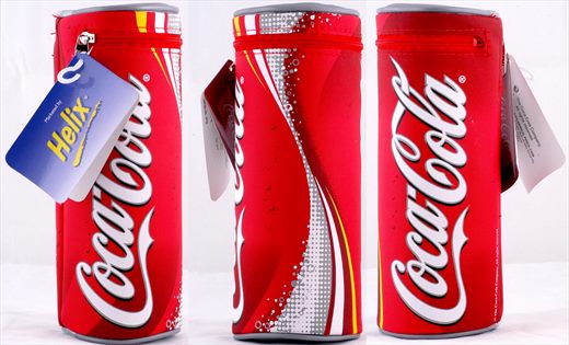 Coca-Cola - Estojo escolar cilindrico