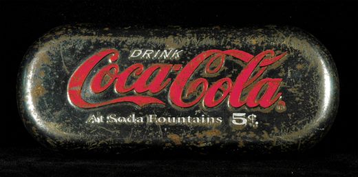 Coca-Cola - Estojo metalico para canetas