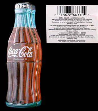 Coca-Cola - Estojo metalico para canetas