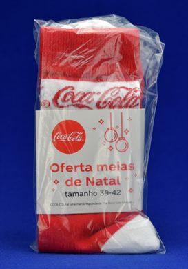 Coca-Cola - meias de Natal tamanho 39-42