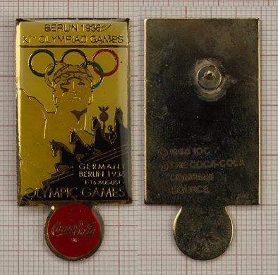 Coca-Cola - Berlin 1936 Jogos Olimpicos