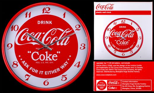 Coca-Cola - Relogio de parede