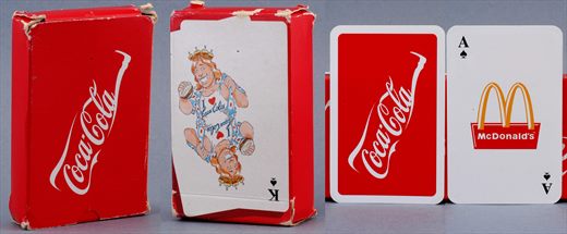 Coca-Cola - Baralho de Cartas McDonalds