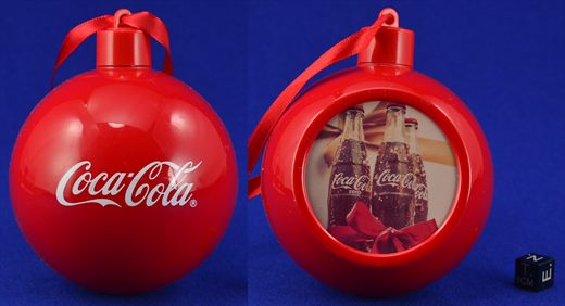 Coca-Cola - Bola arvore de Natal Vermelha