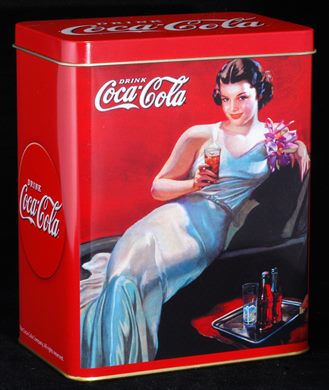 Coca-Cola - Caixa metalica