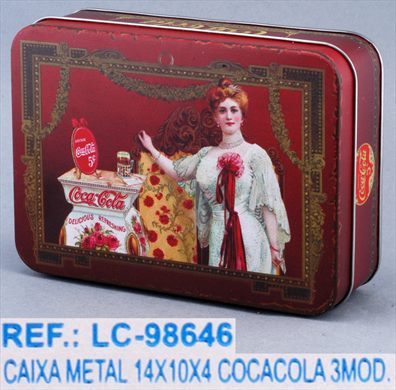 Coca-Cola - Caixa metalica