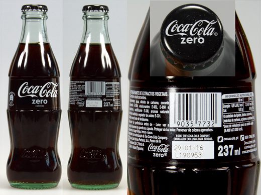 Portugal - Coca-Cola zero 237ml 2016-01-29