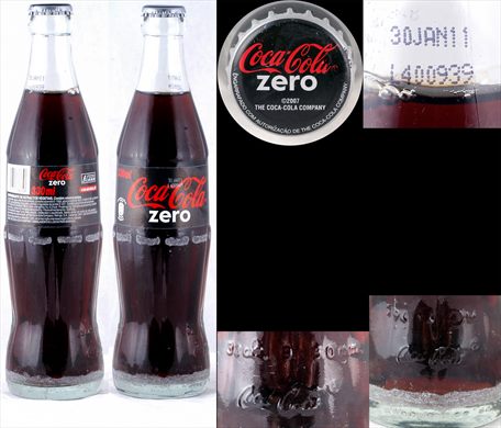Portugal - Coca-Cola Zero 330ml - vidro branco