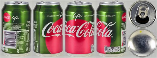 Dinamarca - Coca-Cola Life 330ml