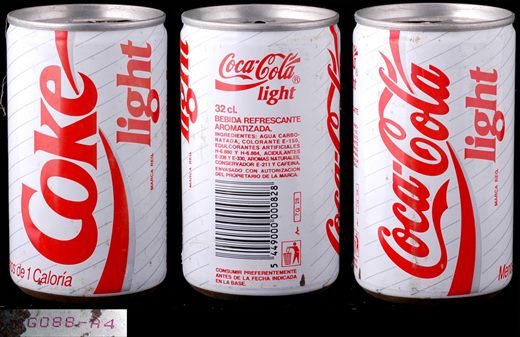 Espanha - Coca-Cola light 330ml 1988-08