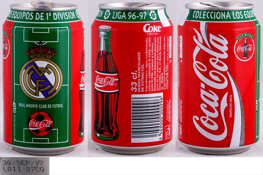 Espanha - Coca-Cola Classic Equipos de 1ra. Div. Liga 96-97 330ml 1997-09-30 3