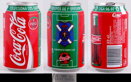 Espanha - Coca-Cola Classic Equipos de 1ra. Div. Liga 96-97 330ml 1997-09-30 4
