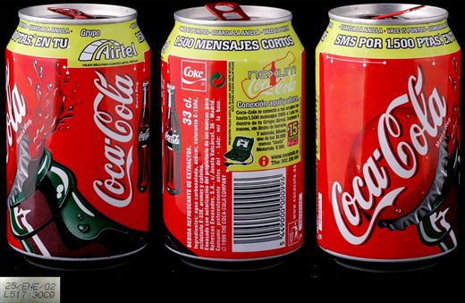 Espanha - Coca-Cola Classic Grupo Airtel 330ml 2002-01