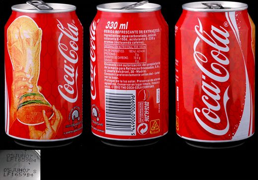 Espanha - Coca-Cola Classic World Cup 330ml