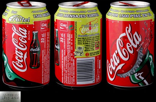 Espanha - Coca-Cola Grupo Classic Airtel 330ml 2002-02