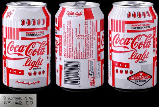 Espanha - Coca-Cola Light 330ml 1996-02