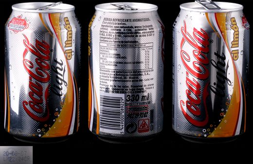 Espanha - Coca-Cola light al limon 330ml