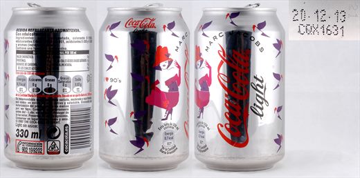 Espanha - Coca-Cola light Marc Jacobs I love 90s 330ml 2013-12-20