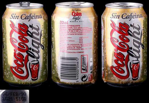 Espanha - Coca-Cola light sin cafeina 330ml