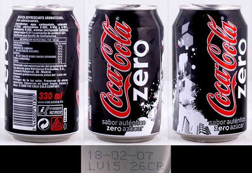 Espanha - Coca-Cola Zero 330ml 2007-02