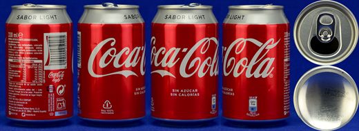 Espanha - Coca-Cola Light 330ml 2020