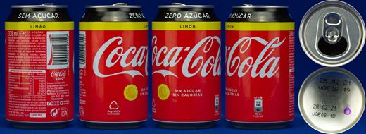 Espanha - Coca-Cola Zero limon 330ml 2021