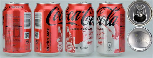 Espanha - Coca-Cola zero Natal 330ml 2021